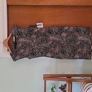 Animal print dress NWOT